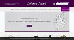 Desktop Screenshot of delannsjewels.com