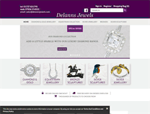 Tablet Screenshot of delannsjewels.com